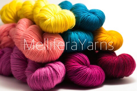 MelliferaYarns, hand-dyed in the USA