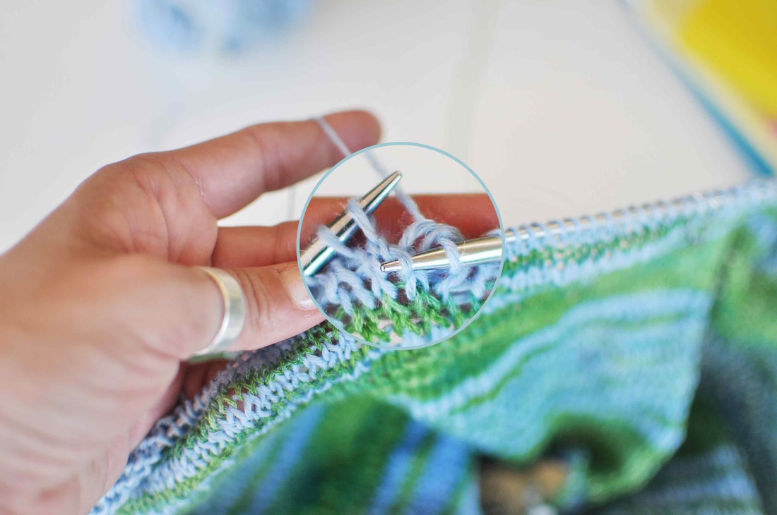 How to tighten loose stitches in knitting and german short rows
